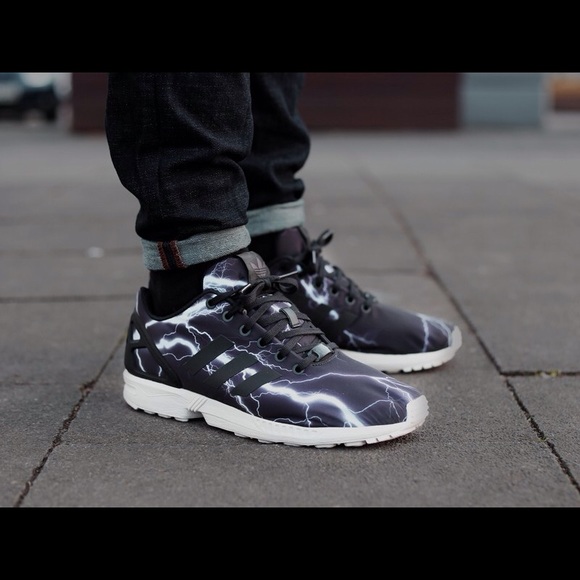 ADIDAS Torsion ZX Flux Lightning Bolt Sneakers ADIDAS Torsion ZX Flux Lightning Bolt Sneakers